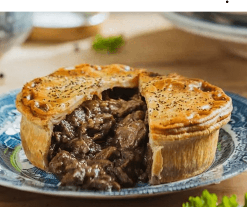 Award winning Pie box (Steak and ale) from On The Bun